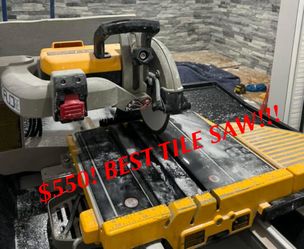 WET SAW DEWALT D2400! BEST TILE SAW!