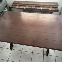 Wooden Picnic Dining room Table 