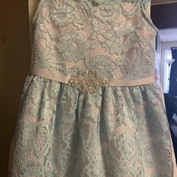 Girls macys Easter Dress SIZE 6X