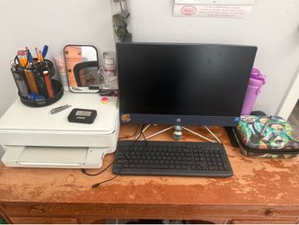 Computer , printer mouse/keyboard