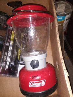 Battery powered Coleman lantern