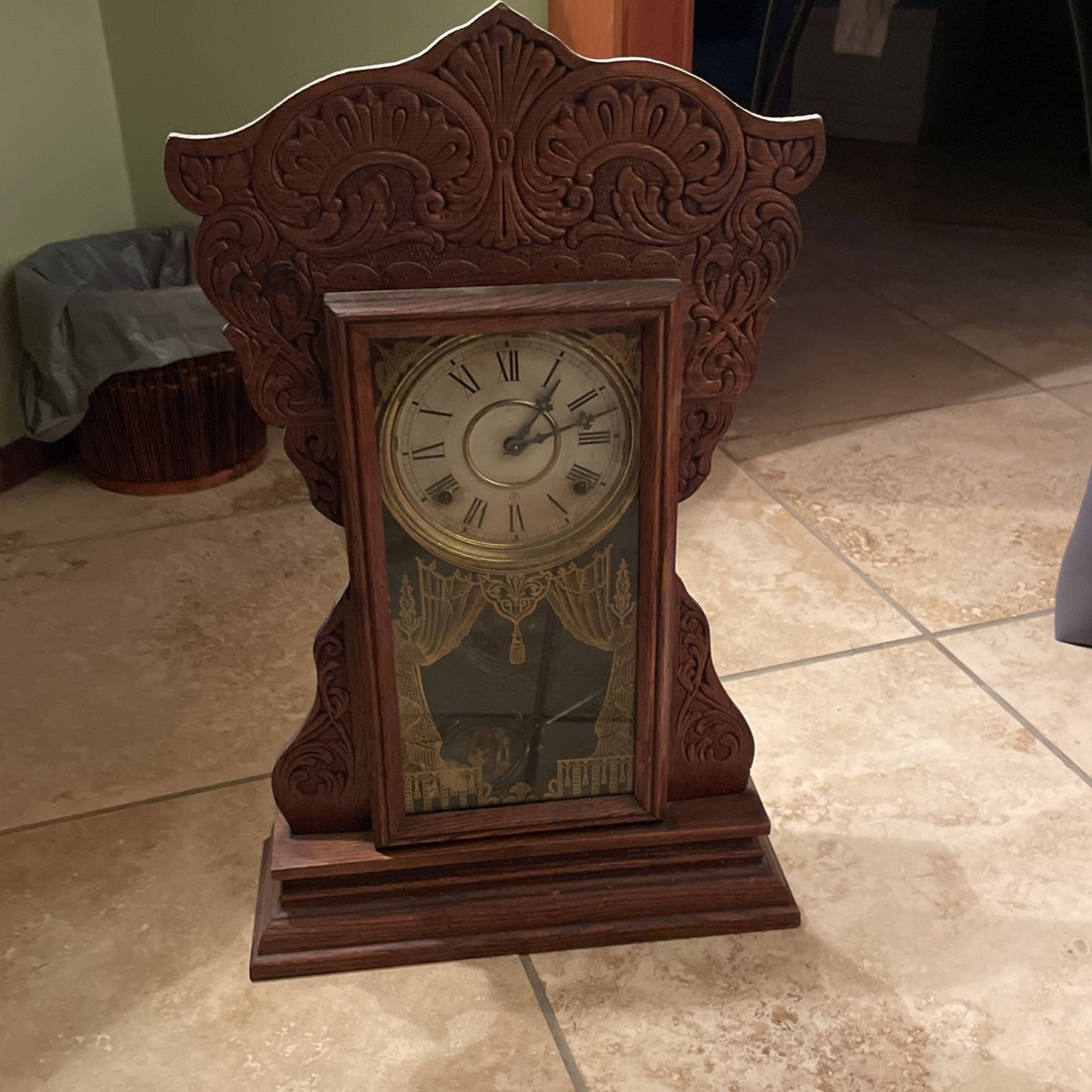 Antique Clock $60
