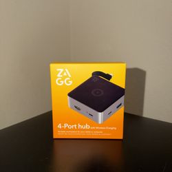 ZAGG 4-Port Charging Hub – Brand New in Box 