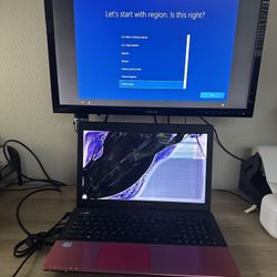ASUS i5 Laptop – Broken Screen – Works with External Monitor – Reset & Ready