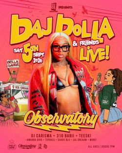 DAJ & FRIENDS AT OBSERVATORY IN SAN ANA SEPT 5 ❌DONT MISS OUT❌