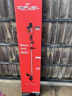 Milwaukee M18 FUEL 18V Brushless Cordless 17 in. Dual Battery Straight Shaft String Trimmer