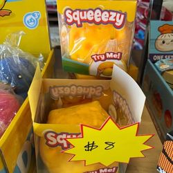Squishy Fidget Toys - Yellow Cheese