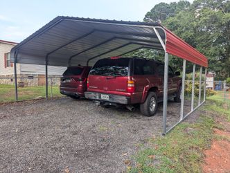 Double wide carport