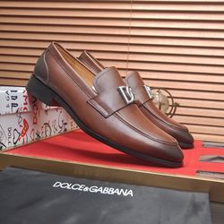 Dolce Gabbana Men’s Leather Shoes With Box New 