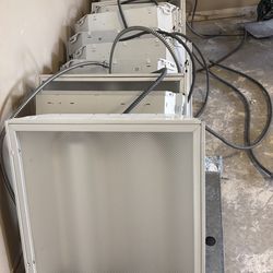 2‘ x 2‘ drop ceiling lights…. Up to 15 of them.