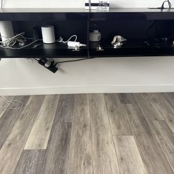 Black Floating Table 