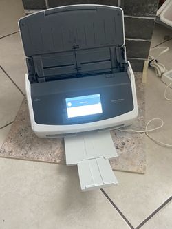 ScanSnap Fujitsu iX1500 Color Duplex Document Scanner with Touch Screen for Mac or PC, White