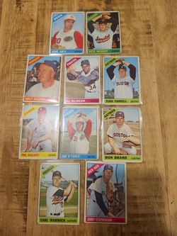 Vintange baseball 1966 topps cards