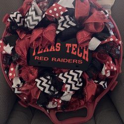 Texas Tech Wreath