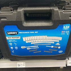 Hart Mechanics Tool Set 140 Piece