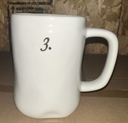 Rae Dunn number 3 Mug 