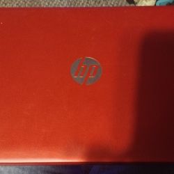 Red hp 15.6 HD laptop 