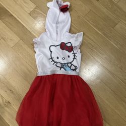 Hello Kitty Dress Size 6/ 6X Little Girls
