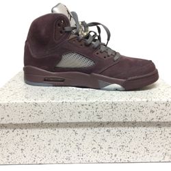 Size 11 Air Jordan 5 Retro SE Deep Burgundy & LT Graphite In Box 