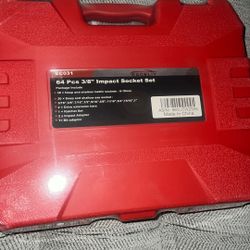 64pcs 3/8” Impact Socket Set