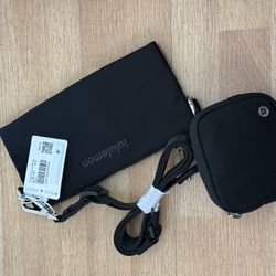 Lululemon Dual- Pouch Sling Bag Cell Phone 