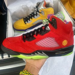 Nike Air Jordan What The 5s For Sale