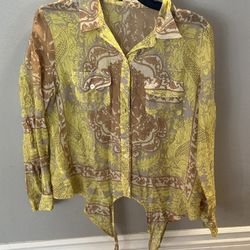 Vintage woman’s button up blouse