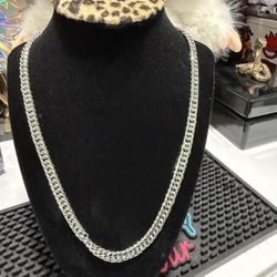 21 Inch Stainless Steel Silver Chain Necklace 