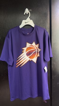 Phoenix Suns Shirt Men Small Purple Devin Booker Performance Graphic Print