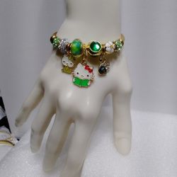 18k Oro Laminado Brazalete 