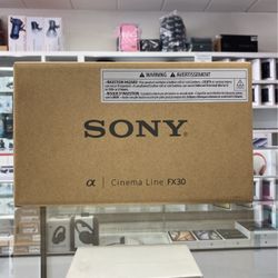 Sony FX30 Cinema Camera