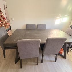 Grey Kitchen table & Chairs 