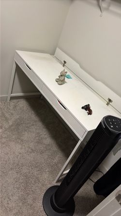White desk  make an offer