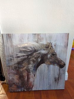 Horse canvas print