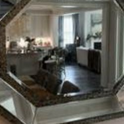 Antique Finish Very Heavy Large Mirror