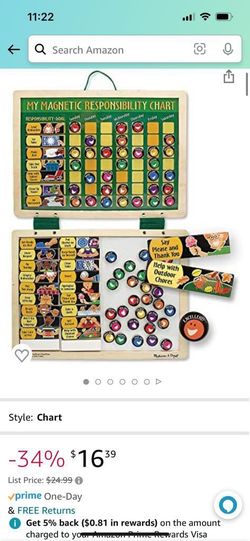 Magnetic Calendar For Kids Set Of 2