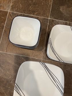 Corelle Square Dinnerware Set – 34 Pieces
