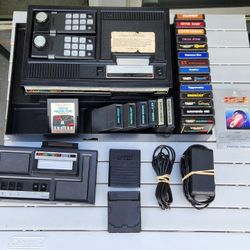 Coleco ColecoVision Console W/ Expansion Module #1 And 22 Games W/ Power Cord ( Vintage Gaming Console And Games )