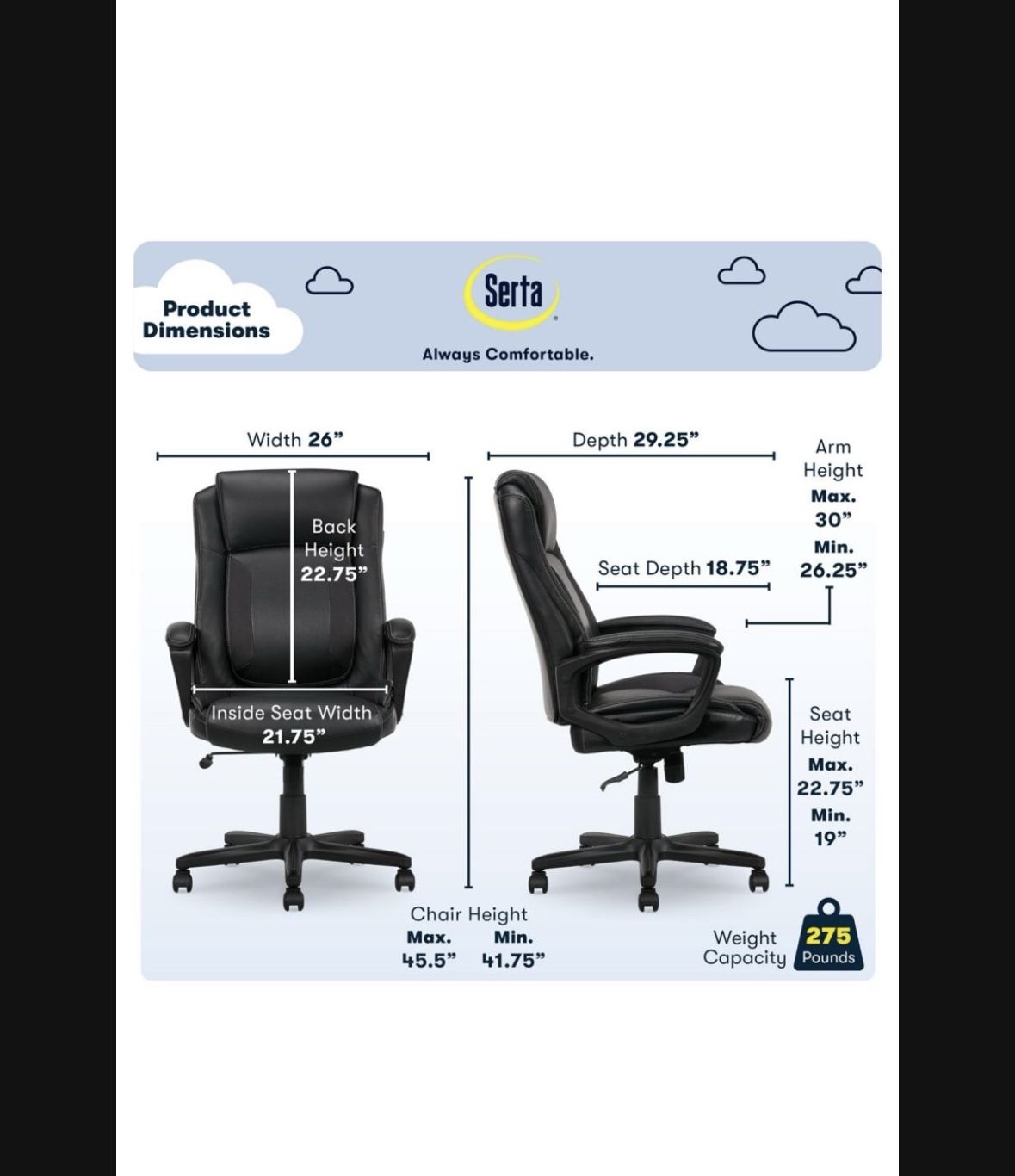 Serta Office Chair