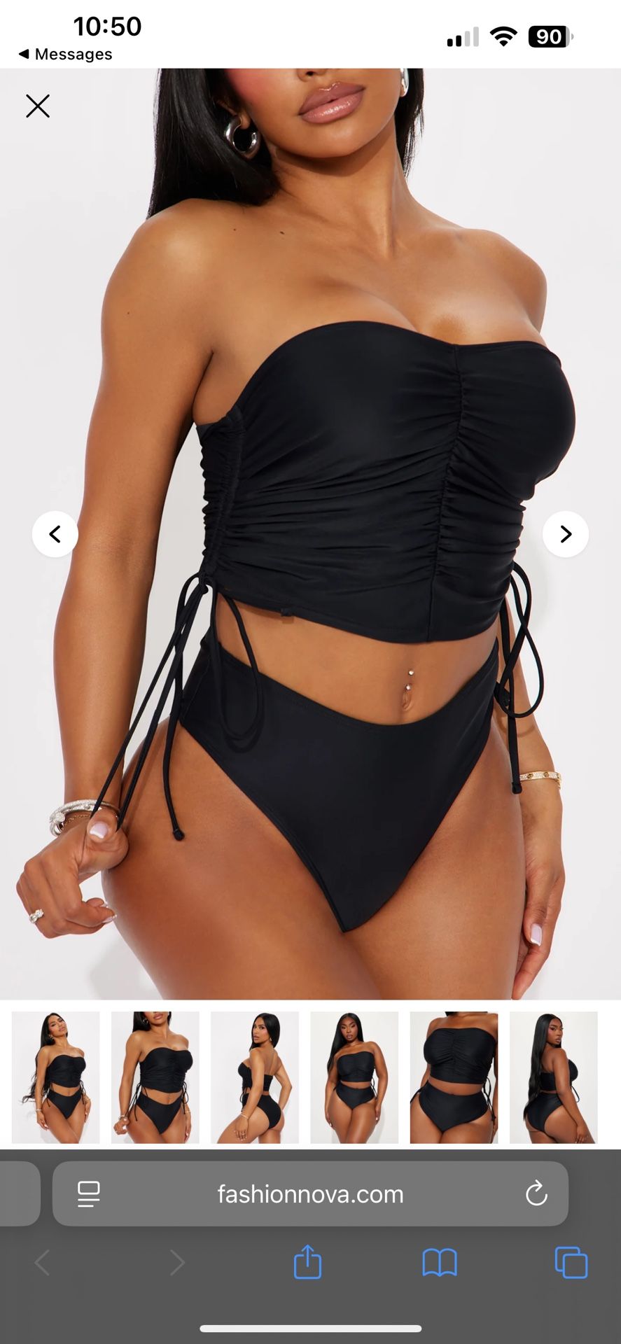 Fashion Nova Bikini 2 Set XL
