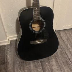 Black Acoustic Guitar
