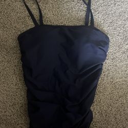 Navy Blue Tankini Top