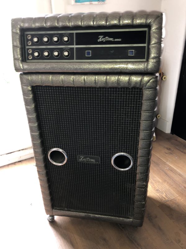 Kustom K2501 Amp and Kustom 2x15" Bass or Guitar Speaker for