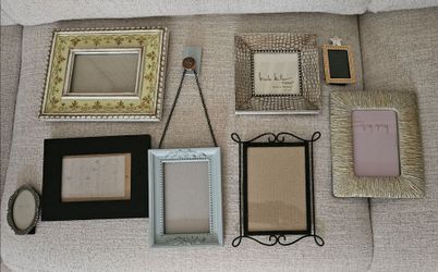 Mixed Lot of 8 Decorative Picture Frames