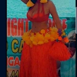 HULA TAHITIAN SKIRT COSTUME 