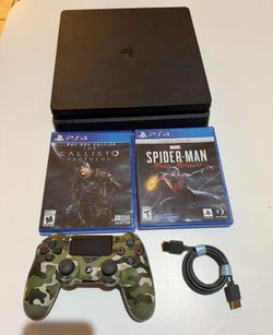 PlayStation 4 ps4 slim spiderman morales Callisto BUNDLE