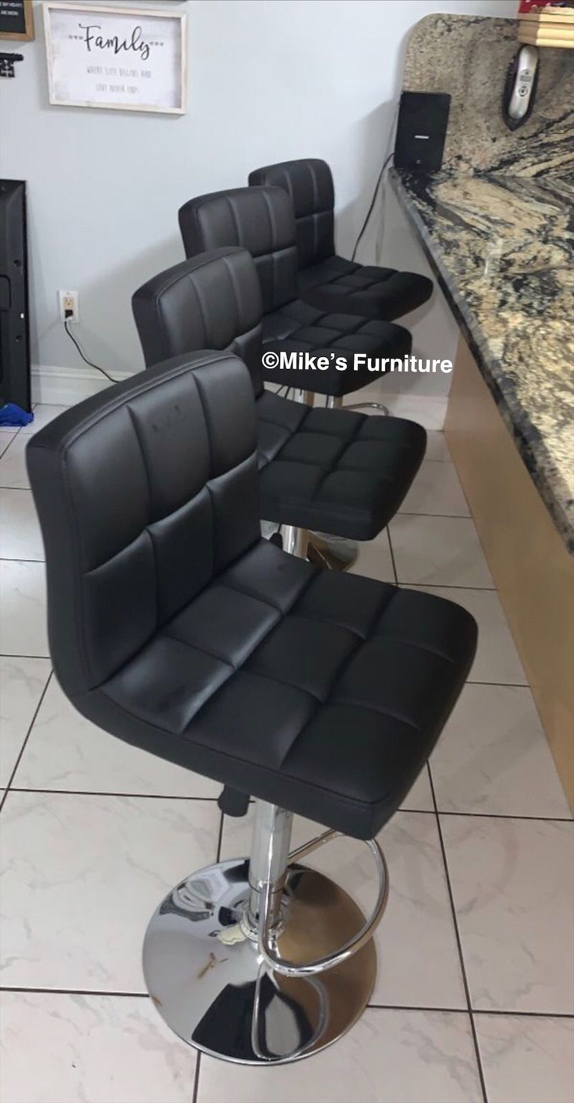 New Adjustable Bar Stools, barstools, barstool, bar stool, Sillas, Dining Chairs, chair, chairs, cadeiras (6 Colors Red, Black, White, Brown, Gray)