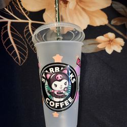 Hello Kitty Kuromi Starbucks Cup (new)