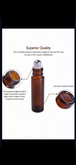 10ct Oil Glass Bottles