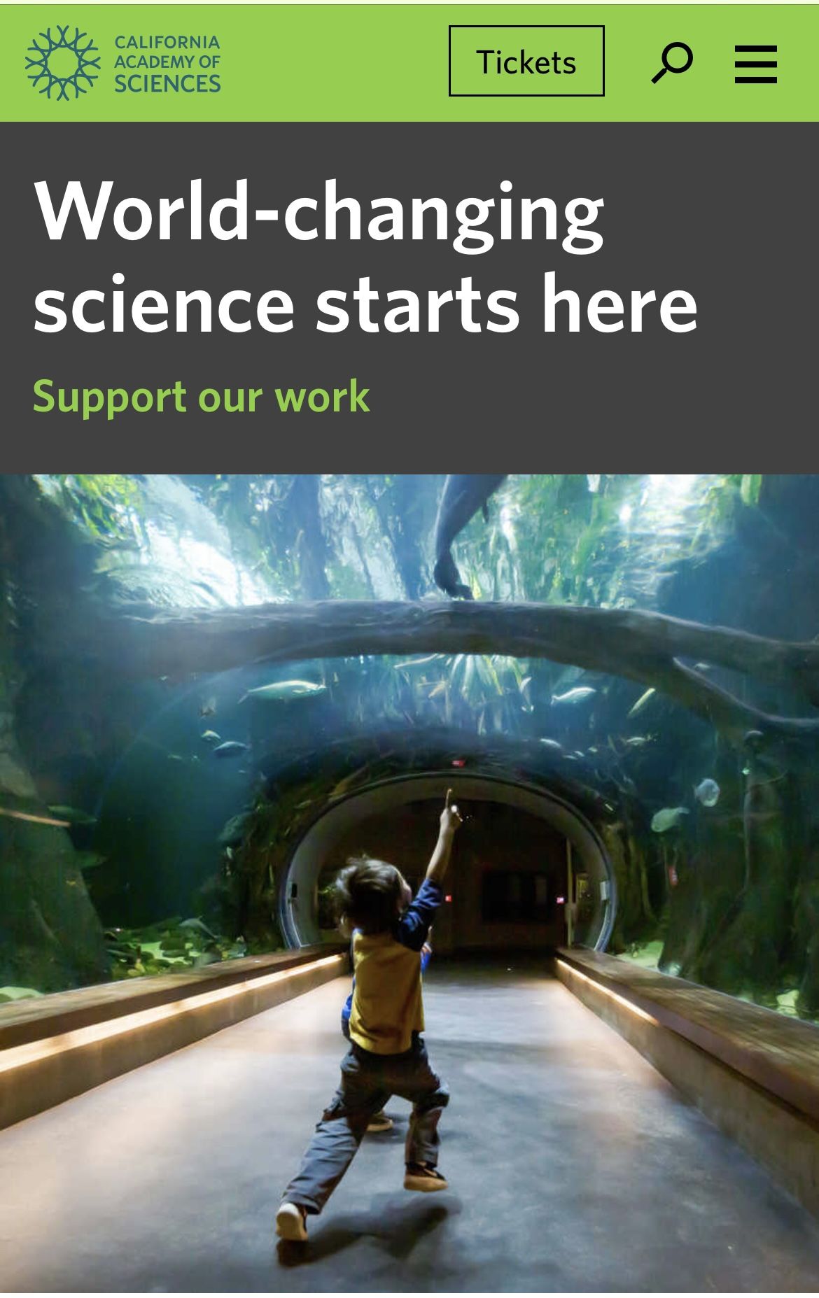 California Academy of Sciences E-Tickets